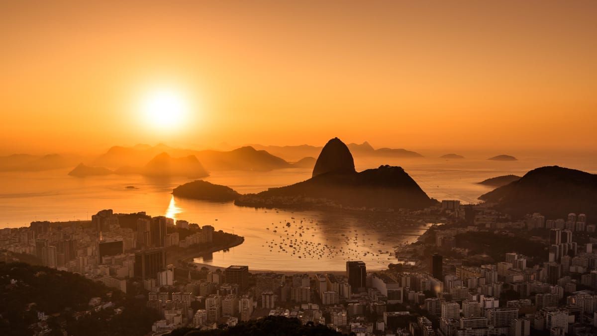 Vista do Rio de Janeiro ao entardecer, cidade onde o ministério nasceu